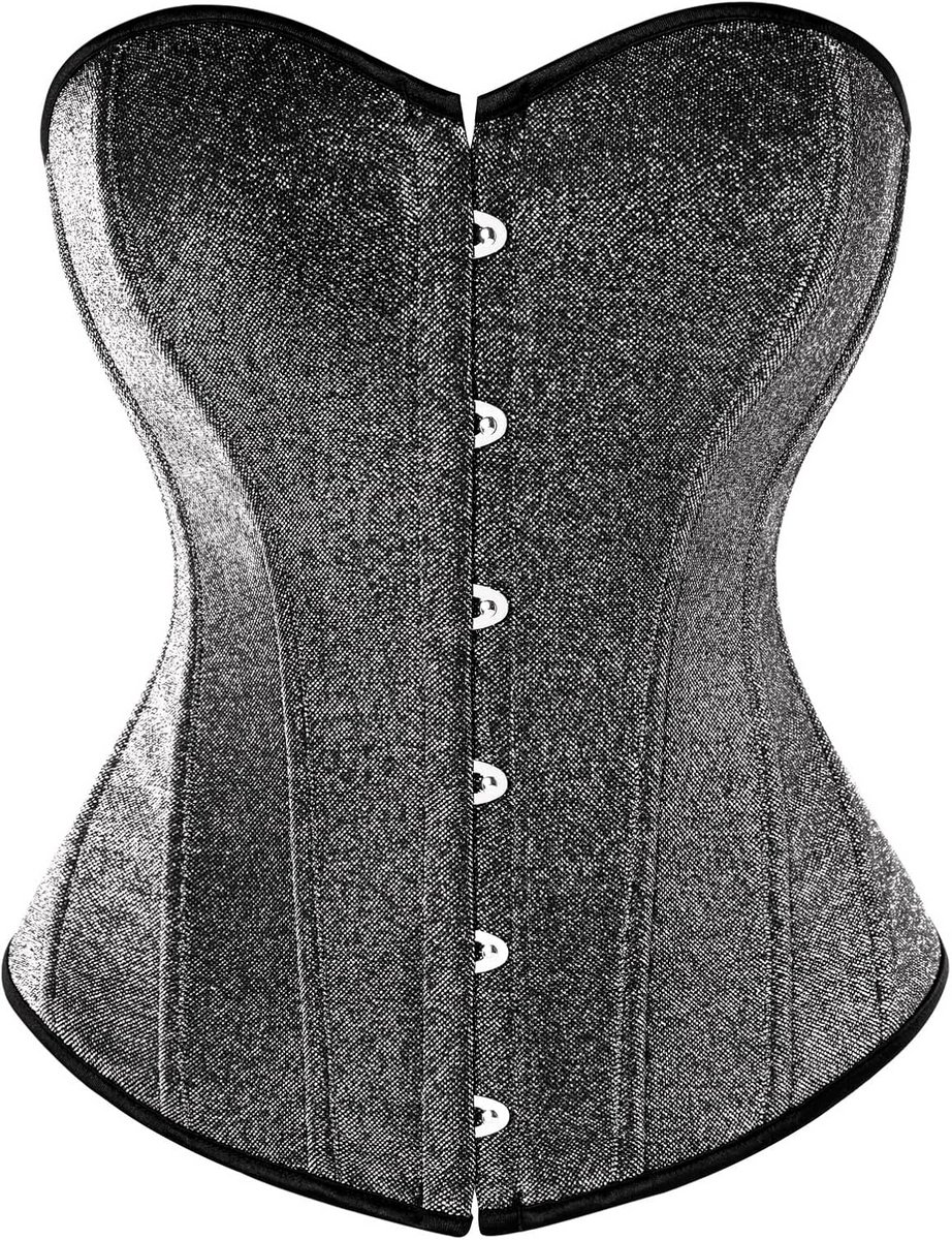 Glitter Korset met Pailletten voor Dames - Off-Shoulder Renaissance Bustier