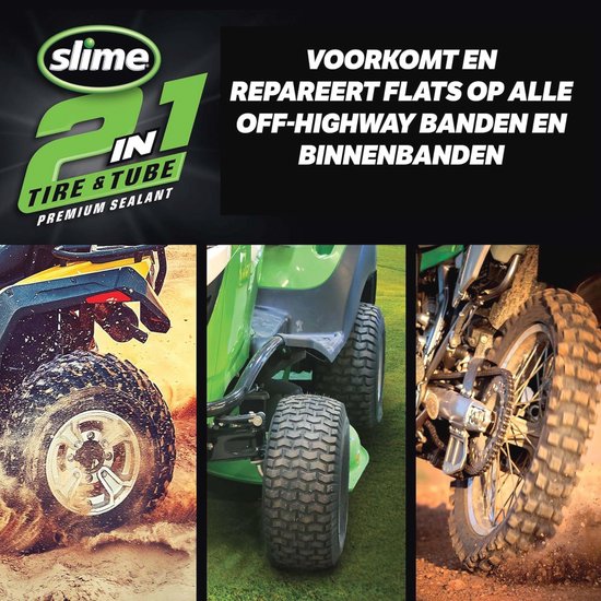 2-in-1 Bandenreparatiemiddel voor Binnenbanden en Tubeless Banden - Niet Giftig en Milieuvriendelijk - 455 ml — afbeelding 2