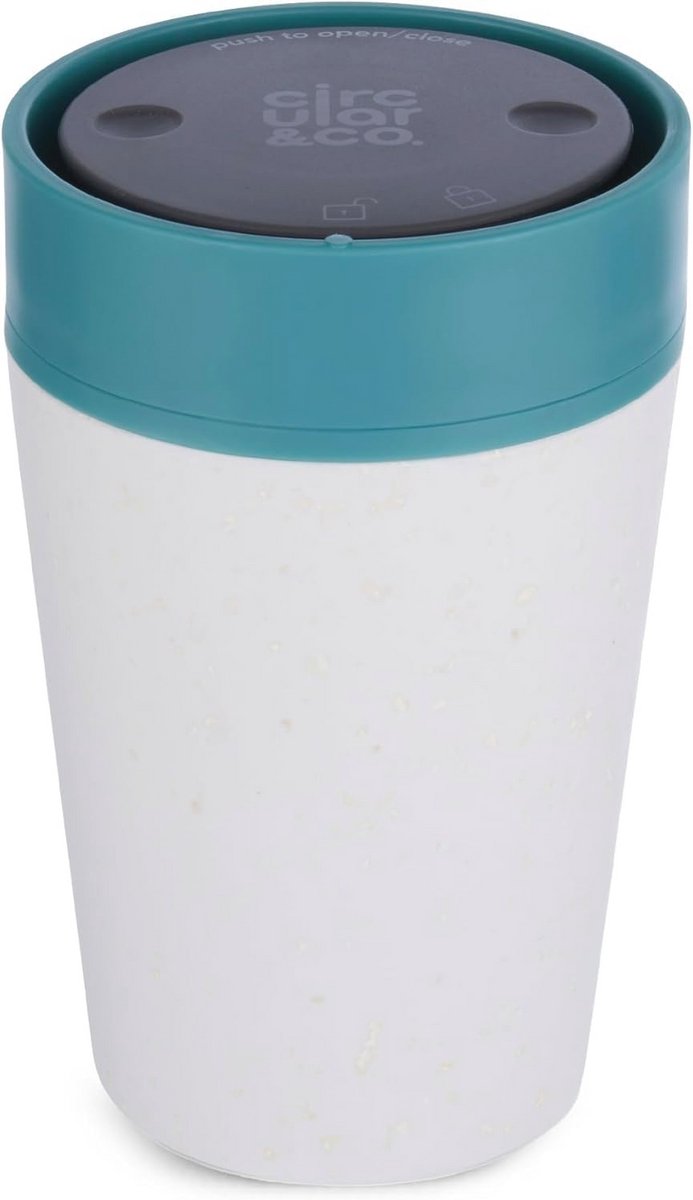 Herbruikbare koffiebeker - 100% lekvrij, volledig afsluitbaar, duurzaam en geïsoleerd - 227 ml