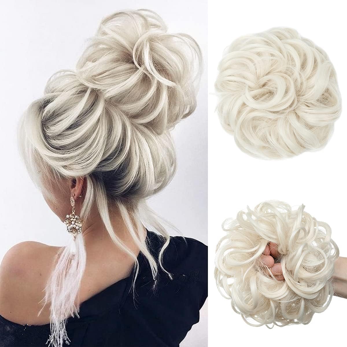 Rommelige Haarversteviging Scrunchie voor Direct Volume en Opgestoken Kapsels