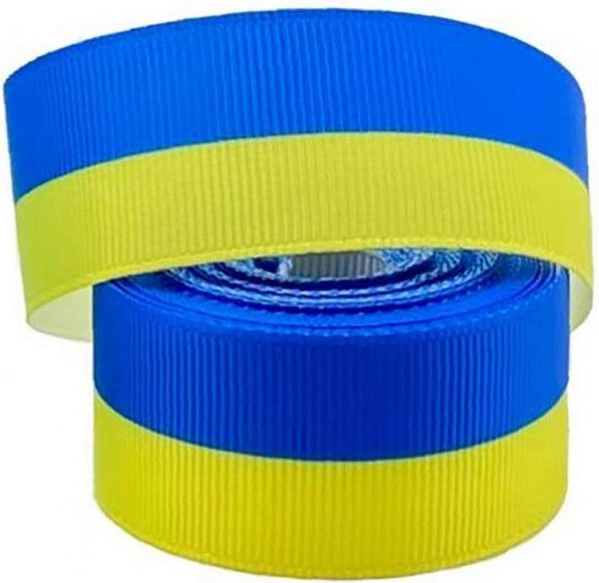 5 Meter Grosgrain Lint met Oekraïne Vlag Ontwerp voor Knutselen en Naaien