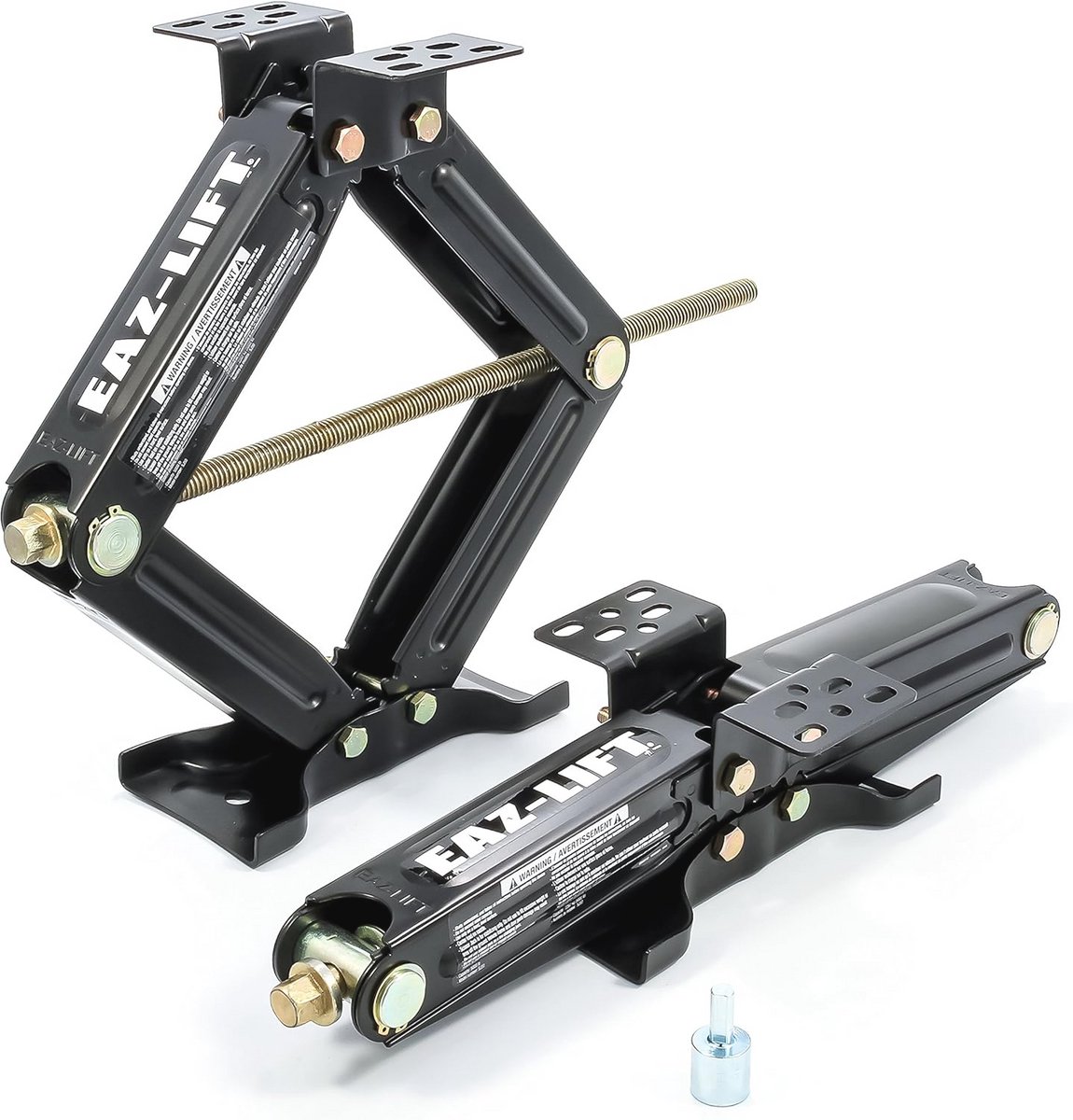 20" RV stabiliserende schaarkrik voor pop-up campers en aanhangers - Set van 2