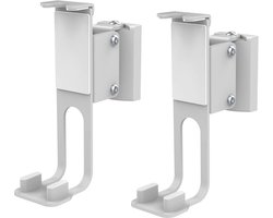Wandsteun voor Luidspreker, Compatibel met Sonos One, Sonos One SL, Sonos Play:1, Draagvermogen 3kg, Set van 2, Wit