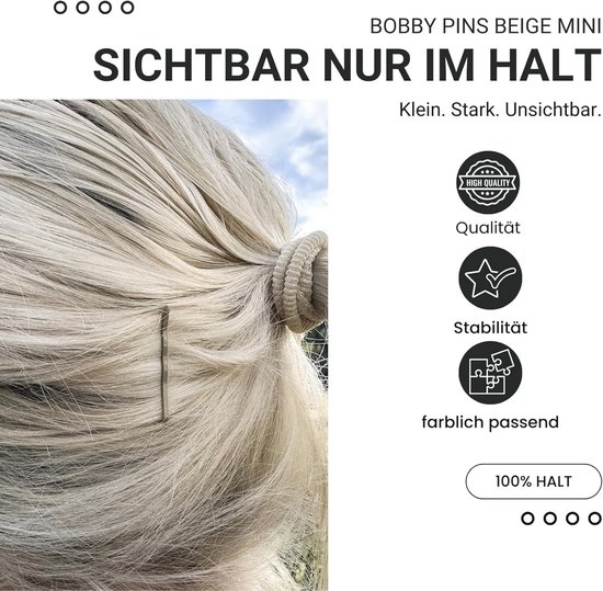 300 stuks haarspeldenset, inclusief 100 stuks U-vormige 100 stuks