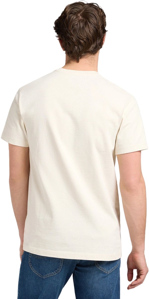 Lee Workwear T-shirt Met Korte Mouwen XL Man Creme