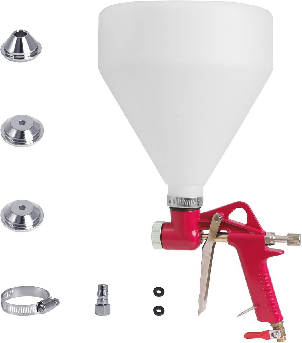 Gipsplaten Textuur Spuitpistool met 3 Nozzles - 1,5 Gallon