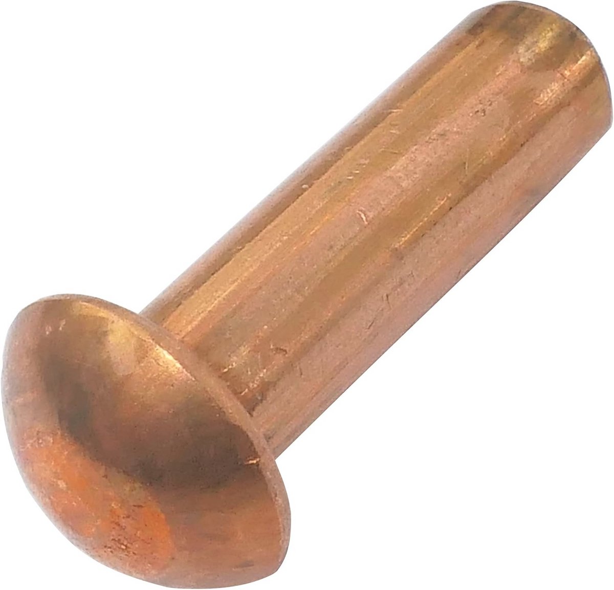 Set van 10 Klinknagels van Koper - Ø5x16mm Halfronde Kop Klinknagels voor Montage