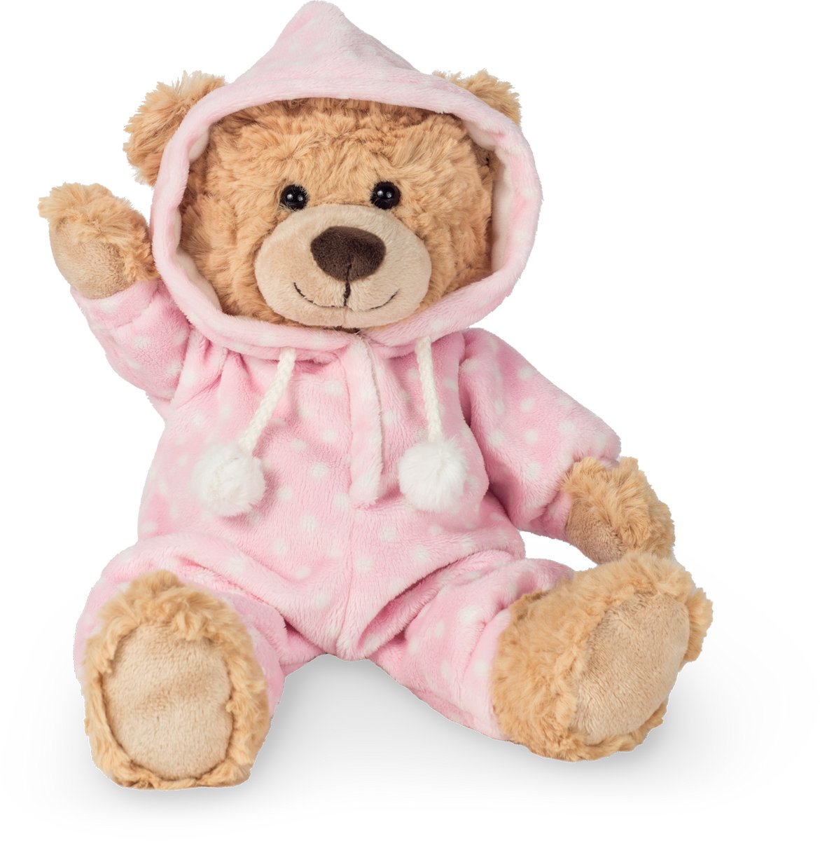 Knuffel Beer met Pyjama Roze