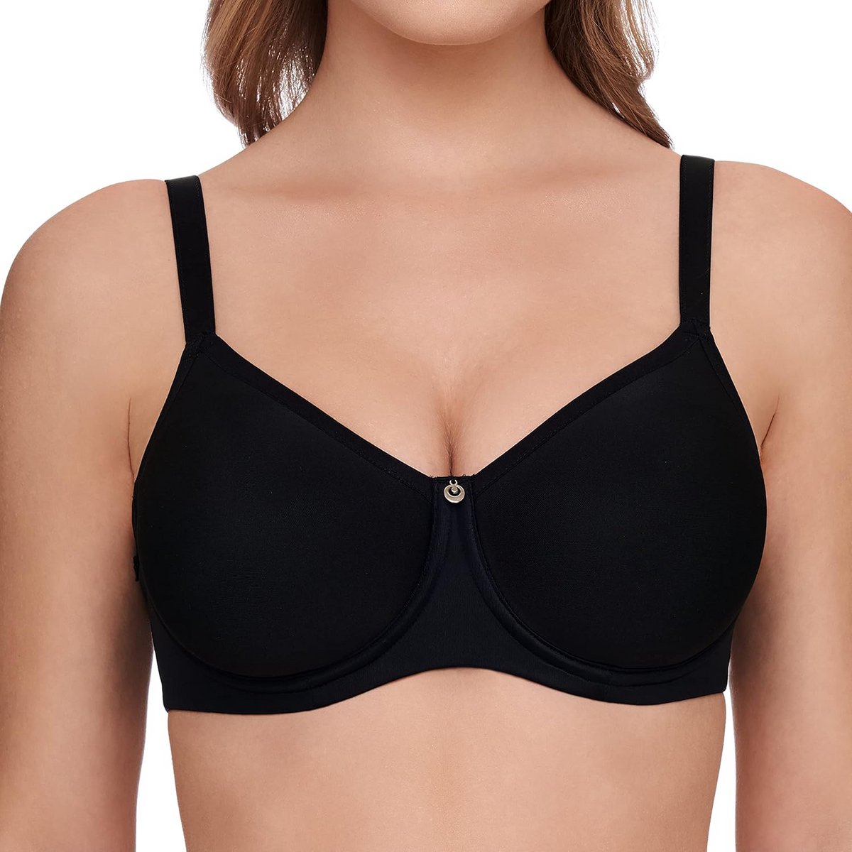 Comfortabele Voorgevormde T-shirt BH met Ademend Spacer Materiaal