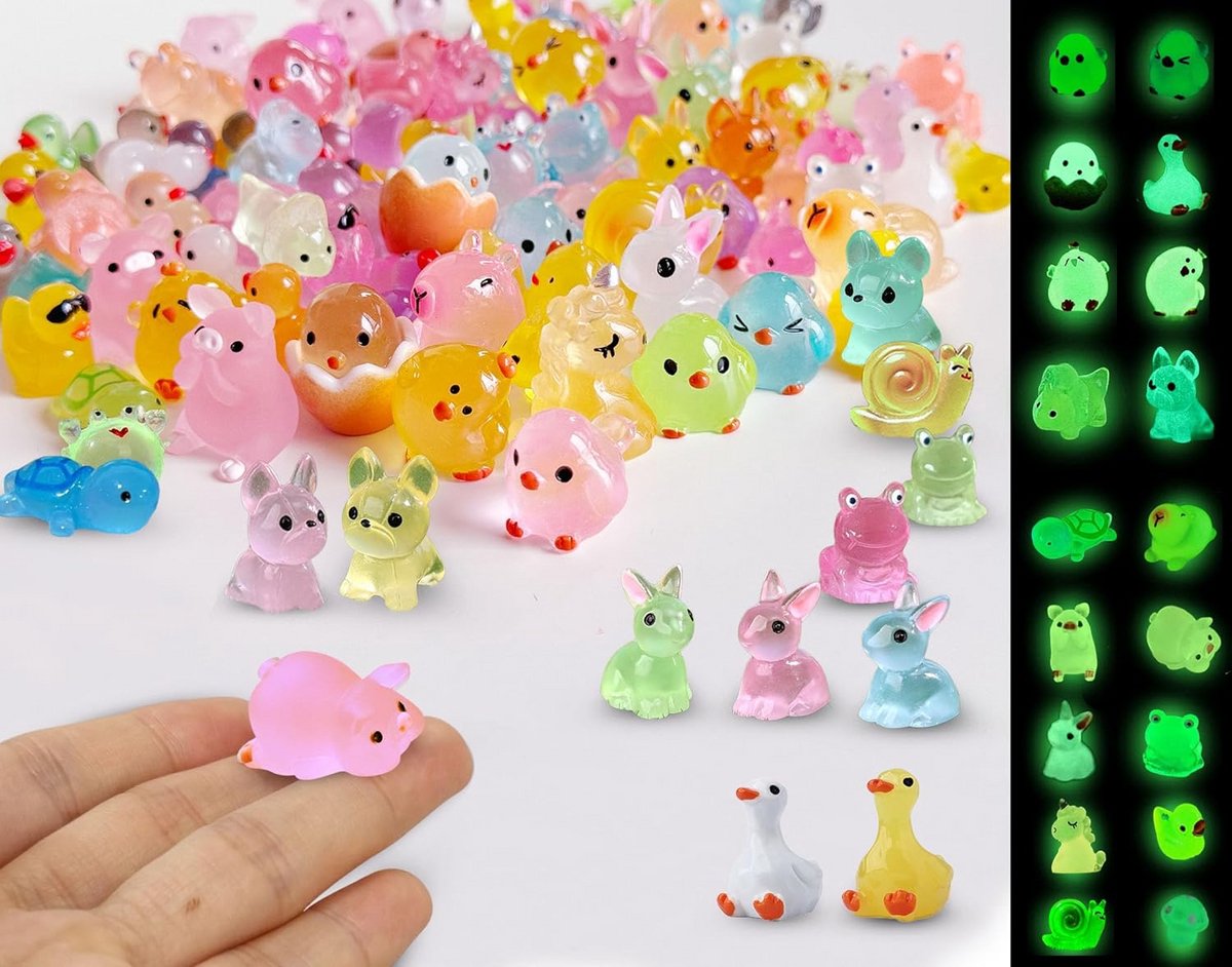 Kleine harsdieren voor miniatuurtuinen en aquaria – 100 stuks