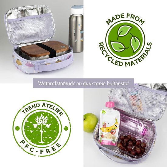 Duurzame kinder thermotas - Mini isoleertas voor snacks en cosmetica - 1,5 liter — afbeelding 2