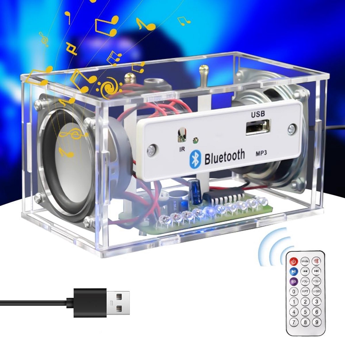 Elektronica Bouwpakket Bluetooth Speaker Zelf Maken - Soldeer Kit voor Jongeren