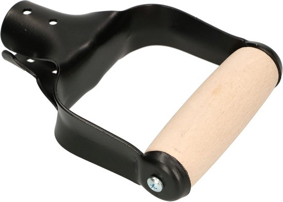 Set van 2 D-greep schoppen van hout en metaal voor 33 mm steel — afbeelding 4