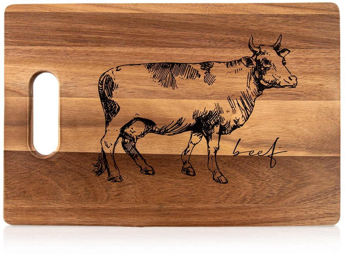 Snijplank Houten 36x24 cm - Keukenplank - Keuken