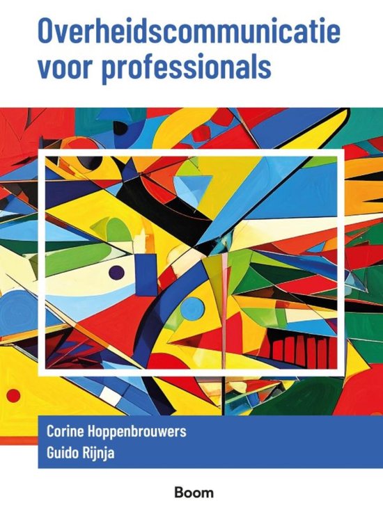 Overheidscommunicatie voor professionals - cover