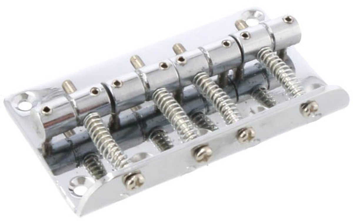 Brug voor basgitaar chrome Fazley 10624