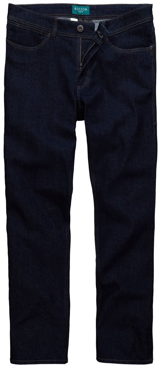 Boston Park - Heren - Jeans Buik-Fit Regular Fit 5-pocket - Donkerblauw denim - Maat 66