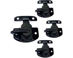 4 Stuks - Raamslot - Window lock - Veiligheidsraamslot Set - Schuifraam - Raamstopper - Raamvastzetter - Raam Blocker - Schuifdeur stopper - Schuifraam - Inbraak - Slot - Beveiliging - Zwart