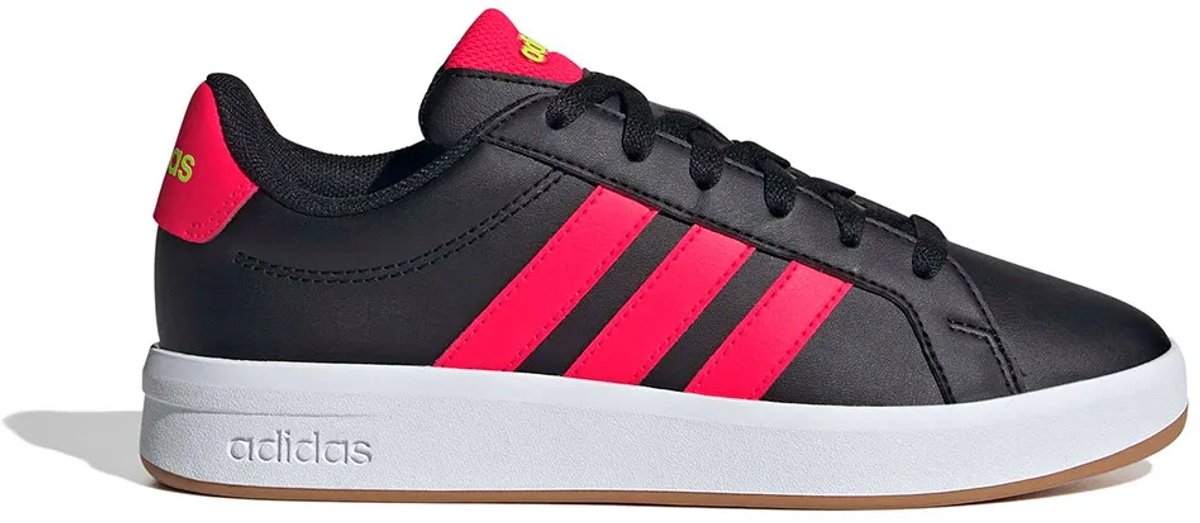 Adidas Grand Court 3.0 Core Black / Lucid Red / Lucid Lemon