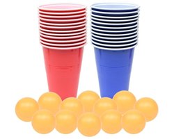 Benson Drankspel Bier Pong Set 48-delig: Ultieme Feestmaker voor Onvergetelijke Avonden!