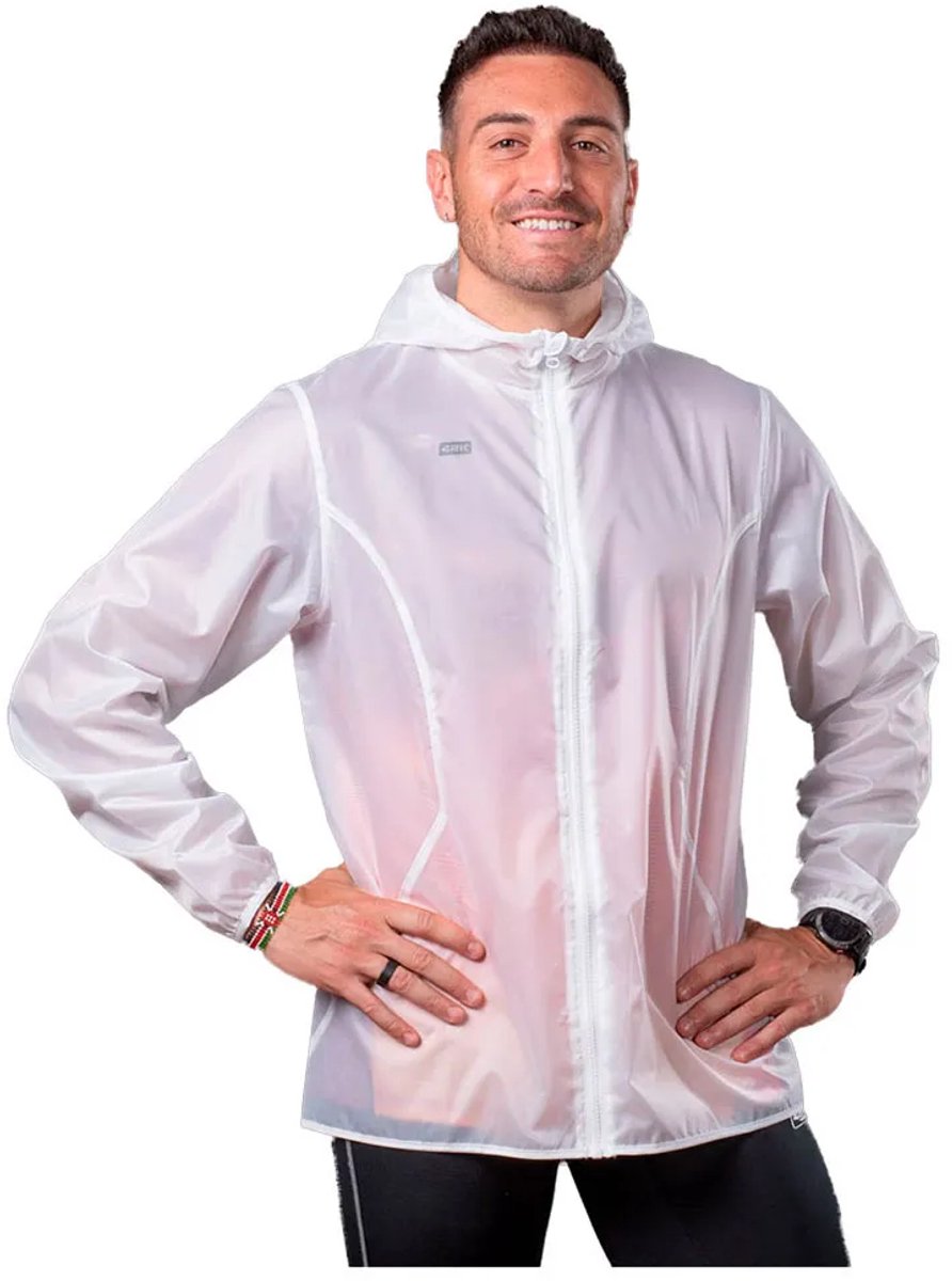42k Running Drip Regenjas Roze M