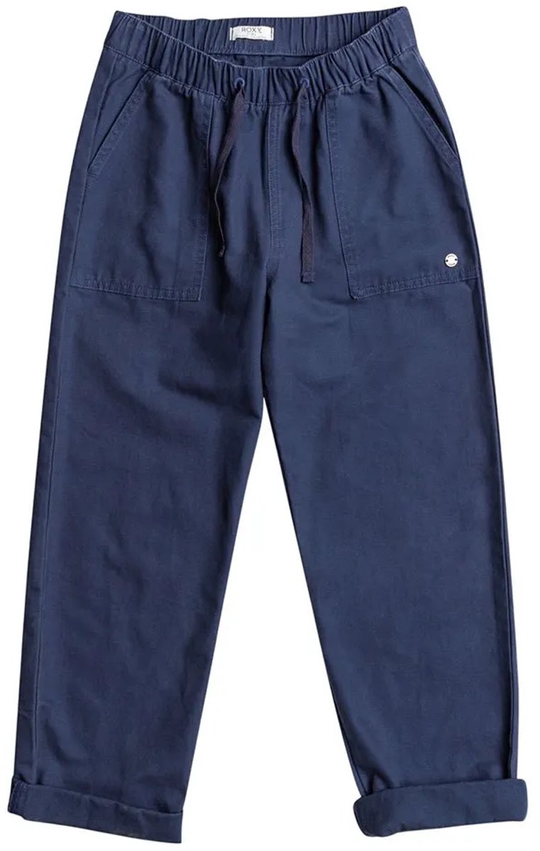 Roxy Me And My Girls Canvas Broek 14 Years Meisje Mood Indigo