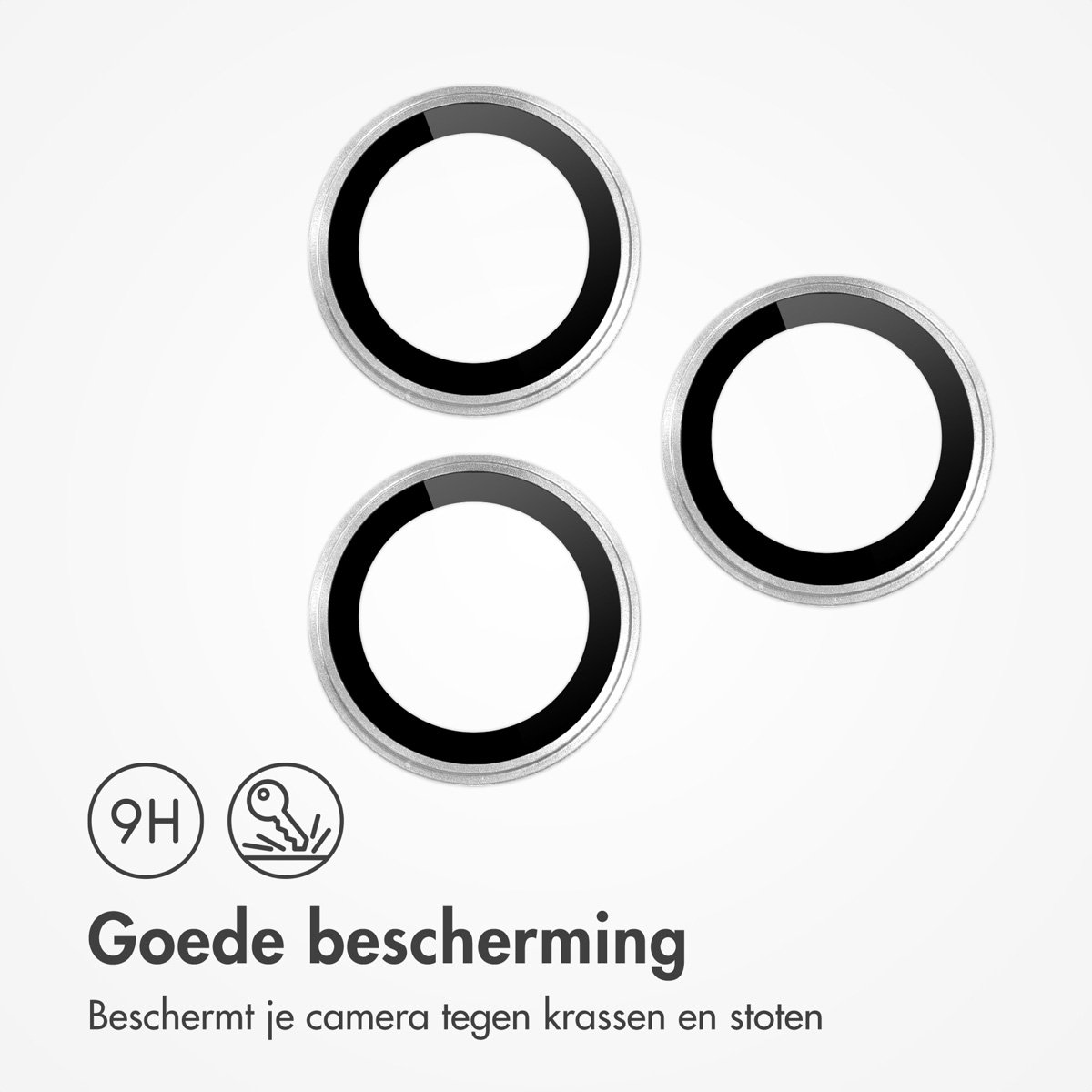 imoshion Camera Lens Protector - Geschikt voor Apple iPhone 17 Pro Max / 17 Pro - 2 Pack - Zilver — cadeau in Cadeau-ideeën - foto 2