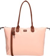 Charm London Buckingham Schoudertas 15,6 inch - Shopper - Laptoptas - Werktas - A4 - Praktisch - Lichtroze