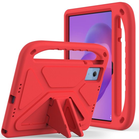 Housse de table Coverup adaptée pour Lenovo Idea Tab 11 Étui - Coque Kids antichoc - Rouge