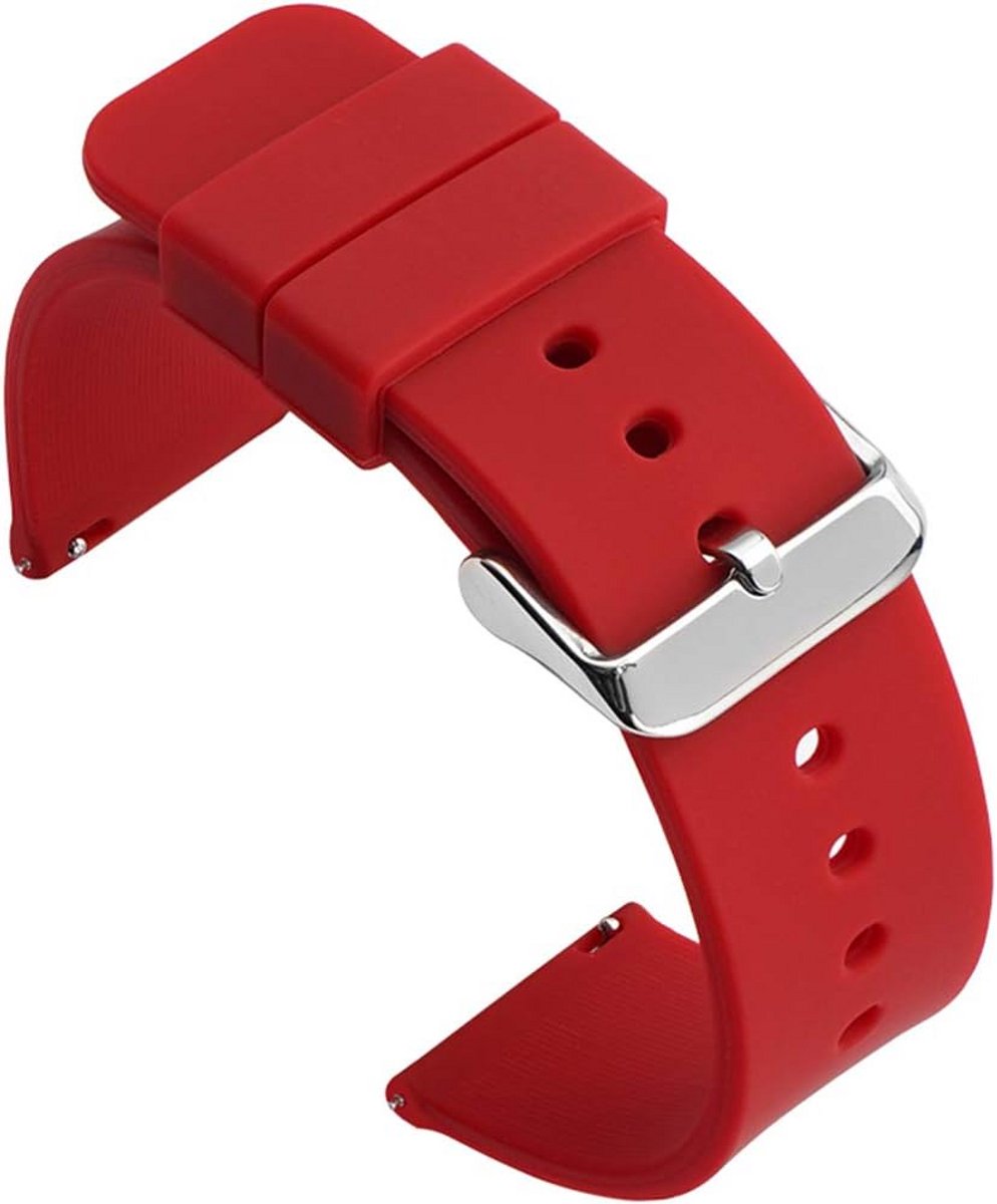 Siliconen Quick Release Horlogeband voor Diverse Maat 12-24 MM