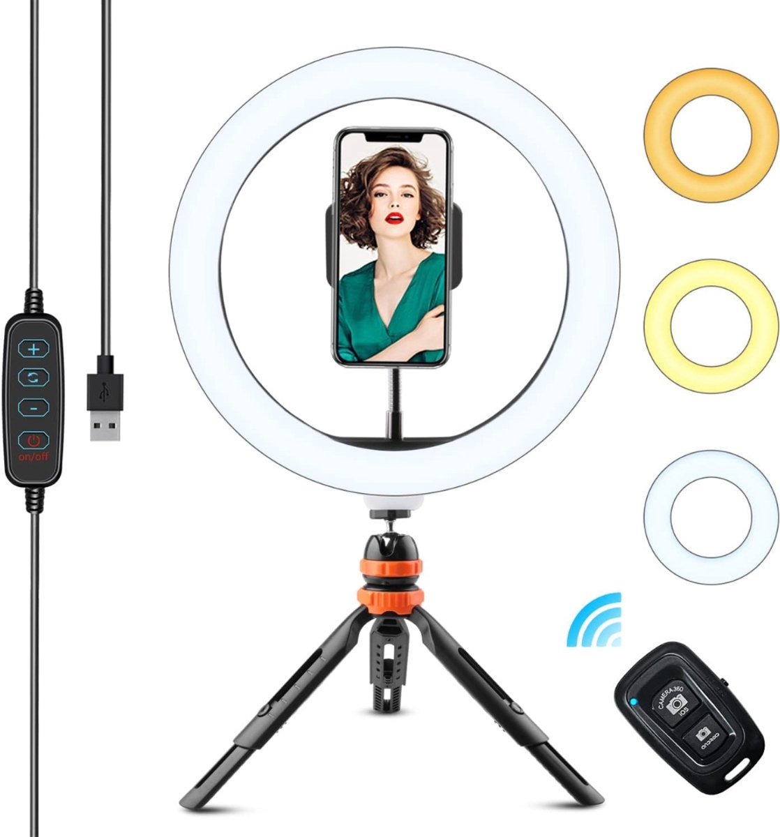DailySupplies® Ringlamp met Statief - Ring Light - Verstelbaar - Led Verlichting