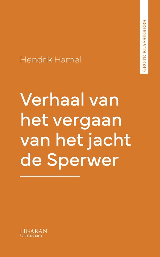 Verhaal van het vergaan van het jacht de Sperwer - cover