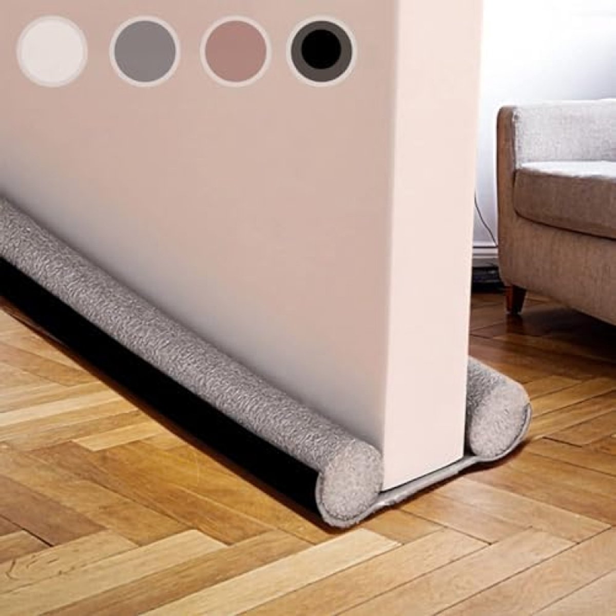 Deurtochtstopper 94 cm met Dubbele Afdichting – Geluids- en Winddichte Deurventilatiestopper