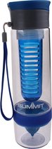 Summit - Drinkfles - Dual Infuser - BPA vrij - 750ML - Blauw