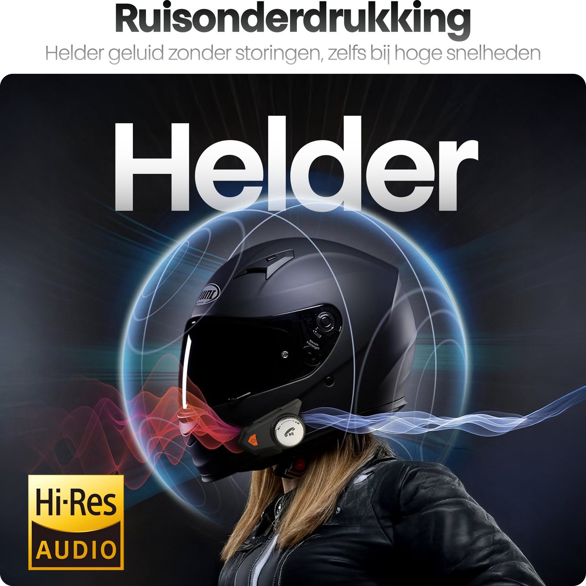 Phreeze MotorMic Bluetooth - Waterdichte Helm Headset thumbnail 7