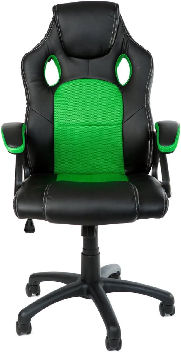 Thuys Ergonomische Bureaustoel – Bureaustoelen – Gaming Stoel – Chair – Groen – Met Zwart Groen met zwart