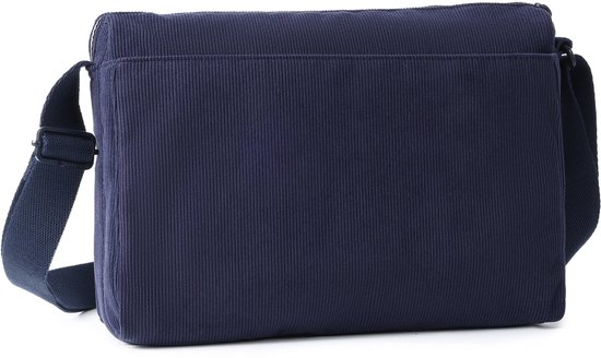 Hedgren Eye Medium Sac bandoulière femme avec protection RFID – Taille moyenne – Velours Peacoat Blue