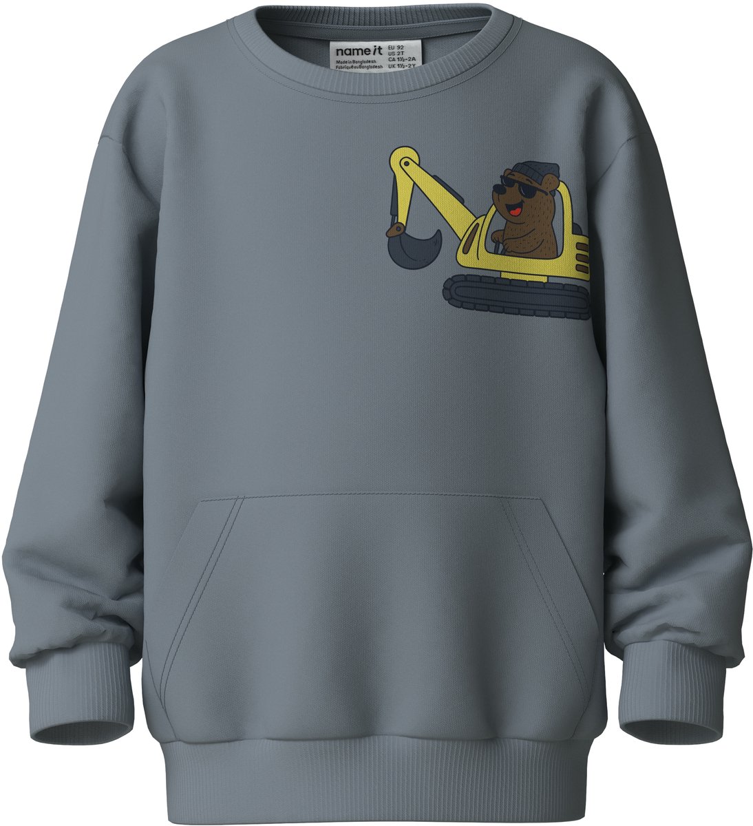 NAME IT - NMMVUGO LS NREG SWEAT BRU - Jongens - Sweaters