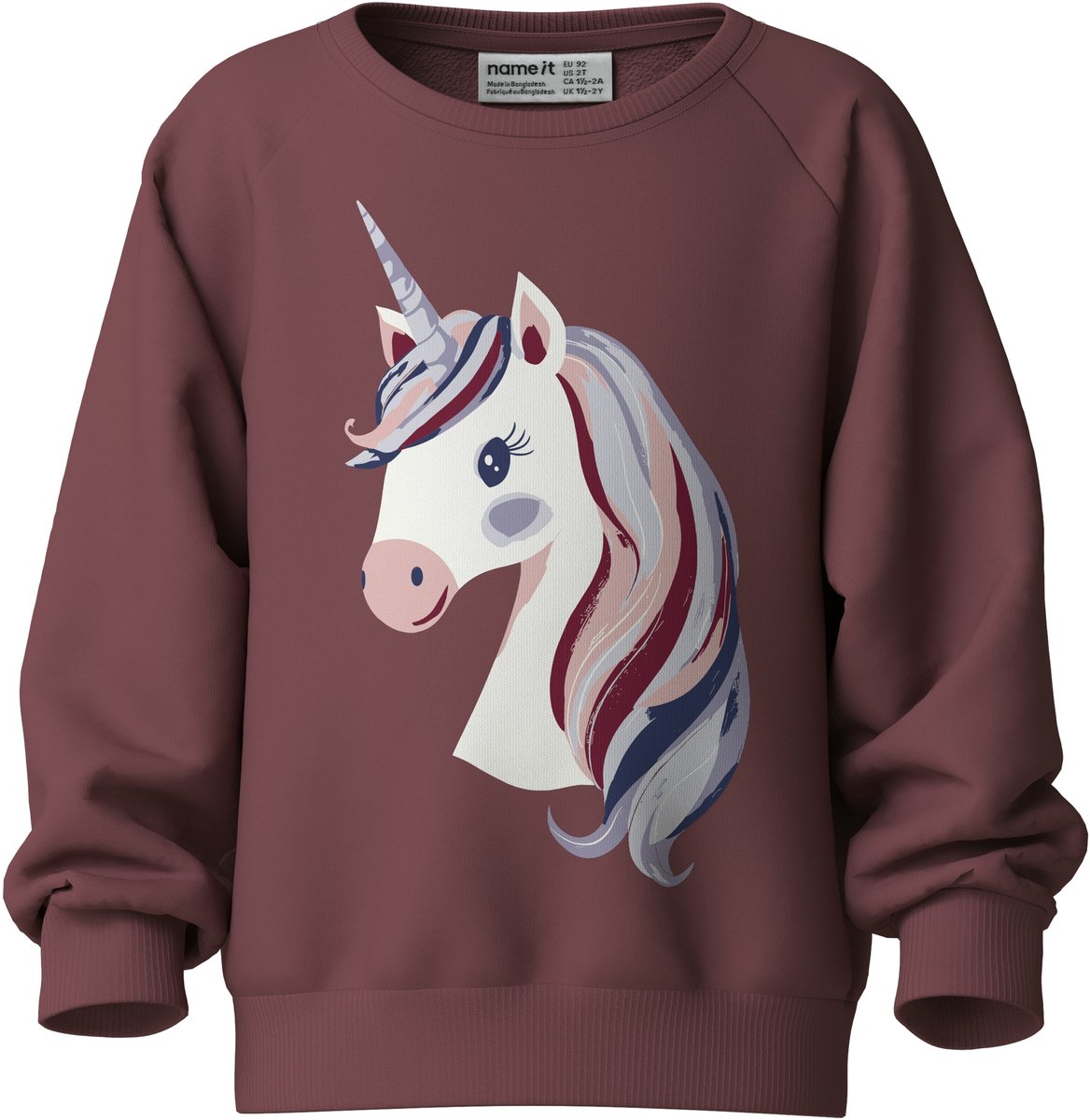 NAME IT - NMFVENUS LS NREG SWEAT BRU - Meisjes - Sweaters