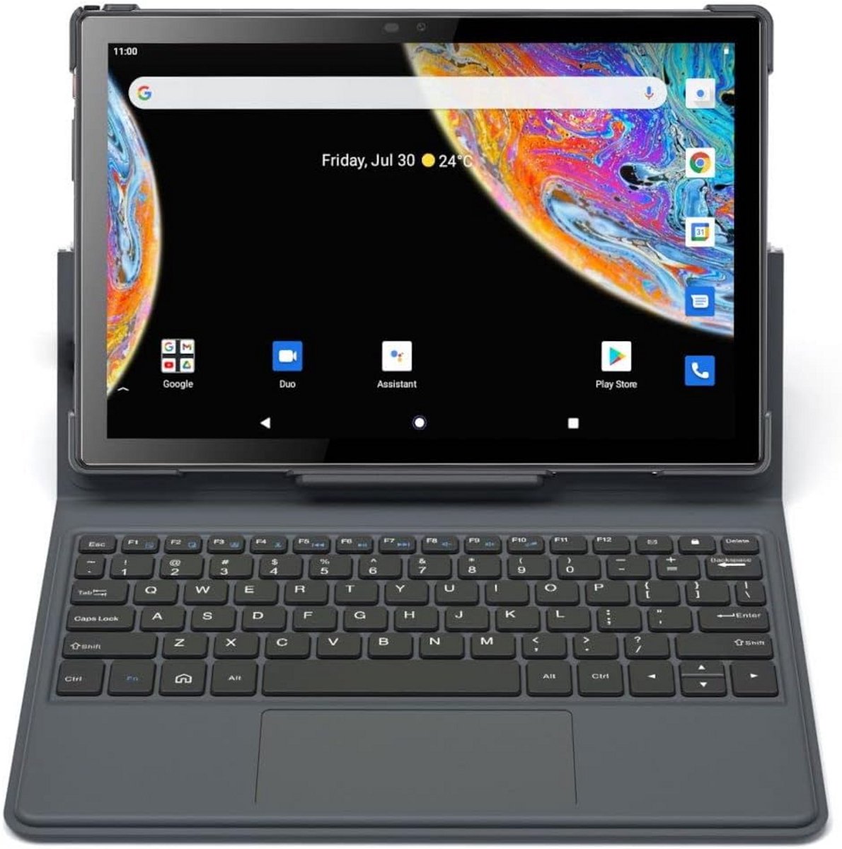 10 Inch LTE Tablet met Toetsenbord, 32GB Opslag, Android 11 en Dual SIM
