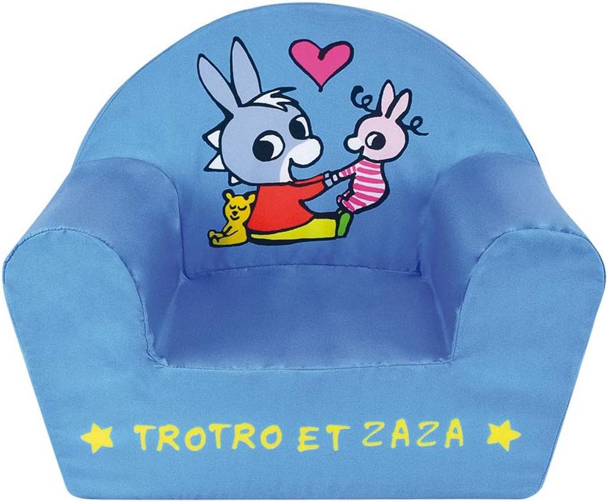 Comfortabele Schuimrubberen Kinderfauteuil met Ezel Thema