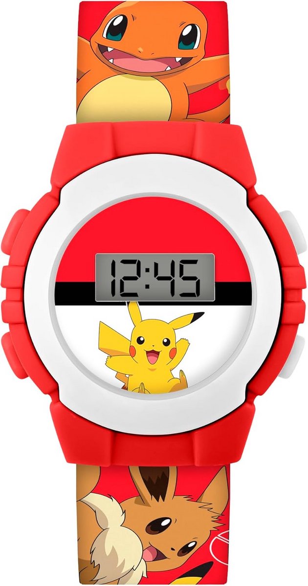 Digitale Kinderhorloge met Kleurrijke Karakterprint