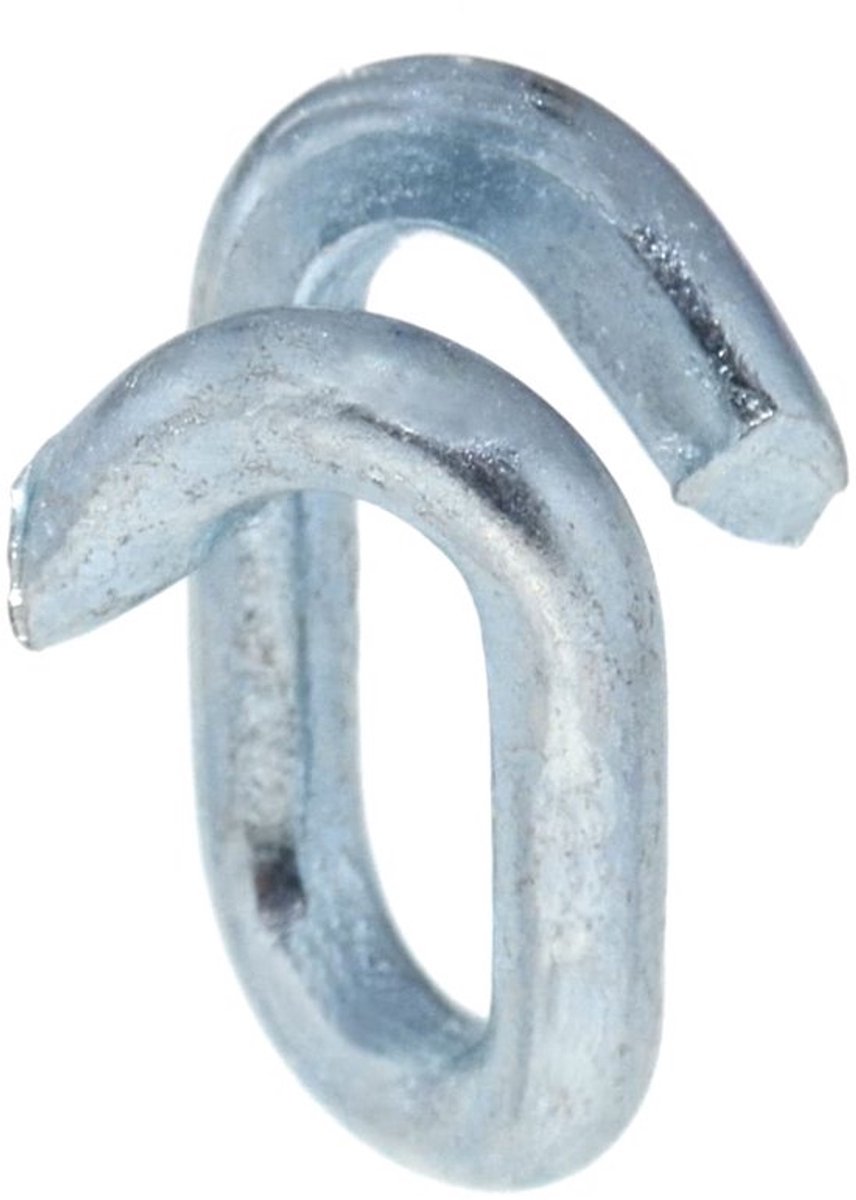 5 x Kettingschakels 4 mm - Verzinkt Staal - Robuuste Kettingverbinder