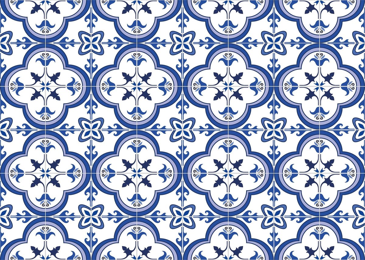 Placemat vinyl | Blauwe Tegels | 6 stuks | Ontdek de stijlvolle Placemat vinyl | Blauwe Tegels: duurzaam, hygiënisch en perfect voor elk modern interieur. Maak je maaltijden bijzonder met deze praktische en elegante keuze!