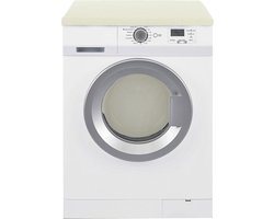 Katoenen Wasmachine Afdekhoes - Crème-wit 60x60x5 cm - 100% Katoen - Beschermende Hoes voor Wasmachine en Droogcombinatie
