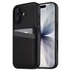 Housse imoshion - Compatible avec Apple iPhone 17 - Coque arrière avec porte-cartes et support - Zwart