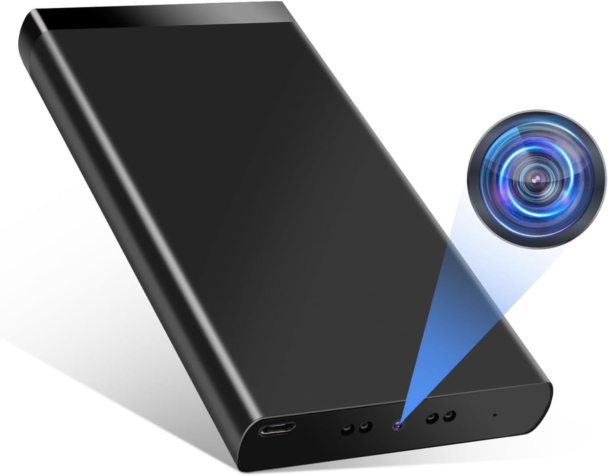 Verborgen Camera - Spy Camera - Spionage - Zwart