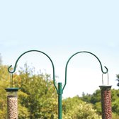 4 Stuks Tuin Herdershaken – 90 Cm – Metaal – In Hoogte Verstelbaar – Voor Lantaarns, Vogelhuisjes, Windspelen & Plantenmanden – Max. 2 Kg