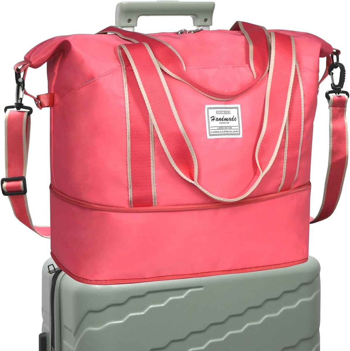 Sporttas Weekendtas Dames Handbagage Waterdicht 40x20x25