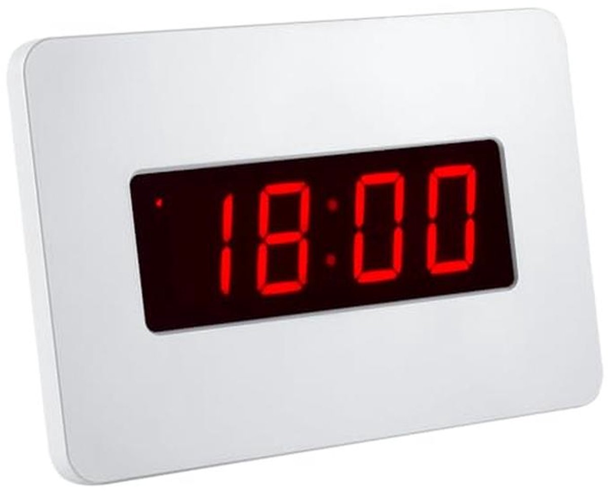 Digitale LED Wekker met Instelbare Helderheid en Draadloze Wandklok Functie